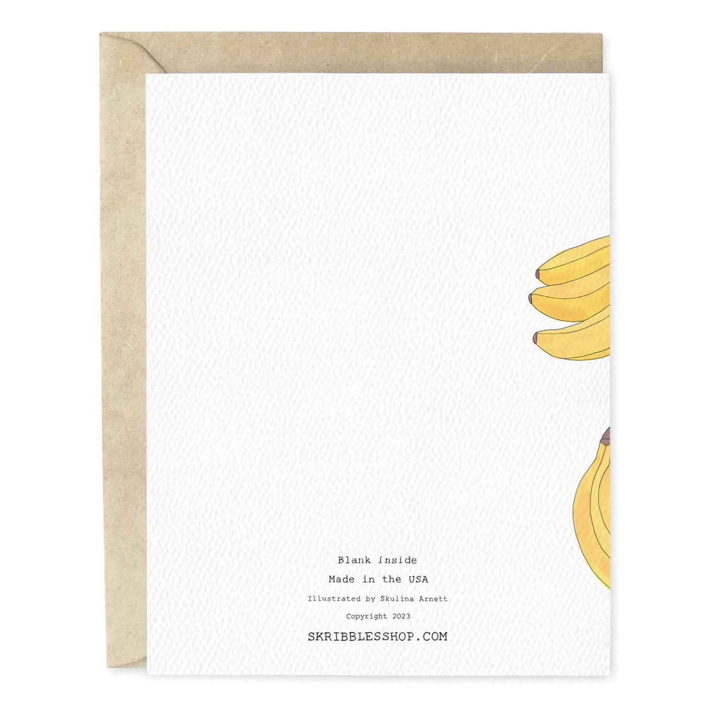 Thanks A Bunch Bananas Card