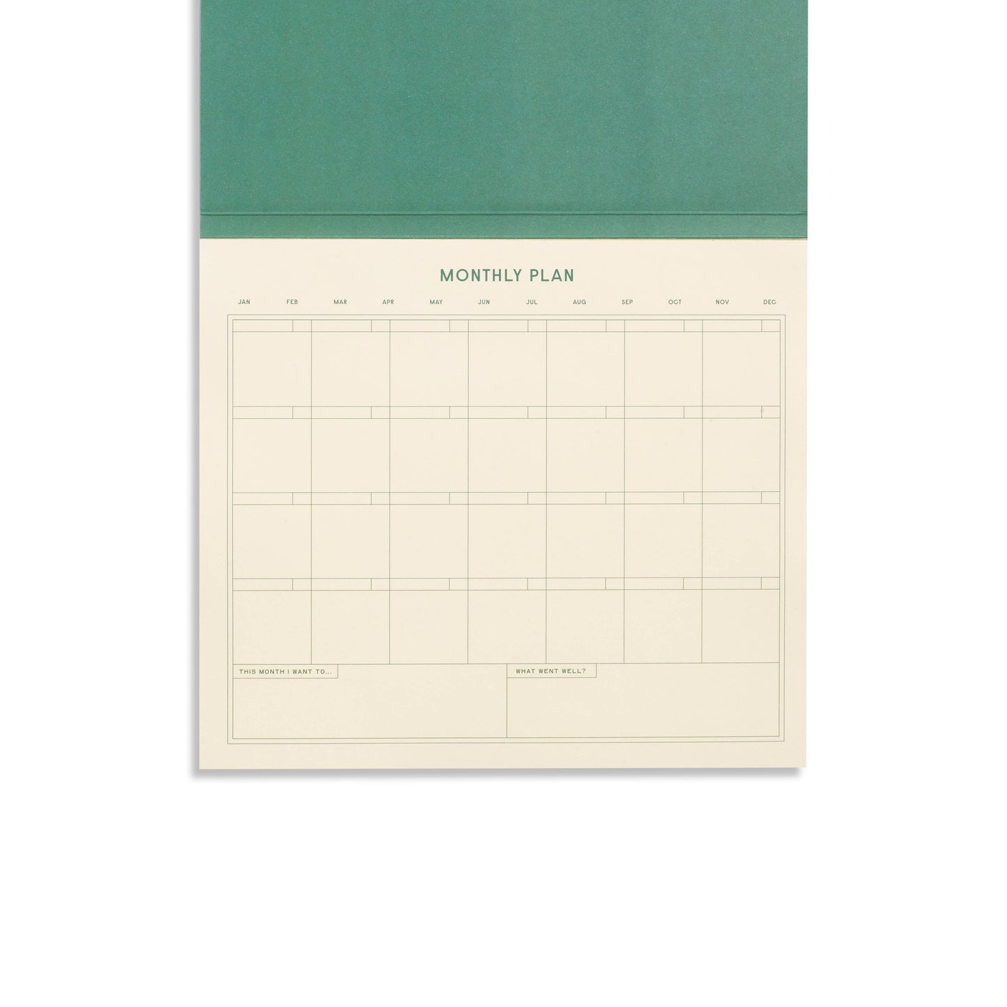 Productivity Monthly List Pad, Undated