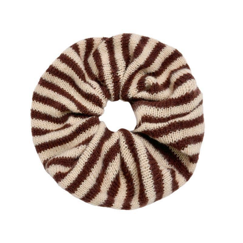Brown Hair Tie Scrunchie