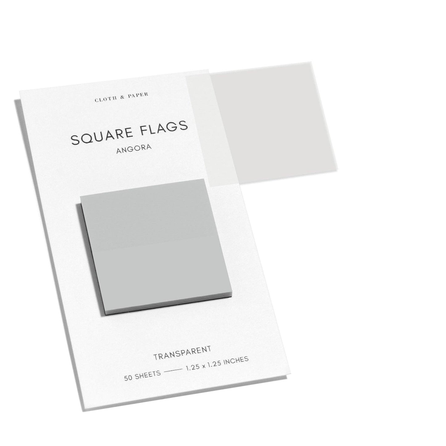 Square Transparent Page Flags