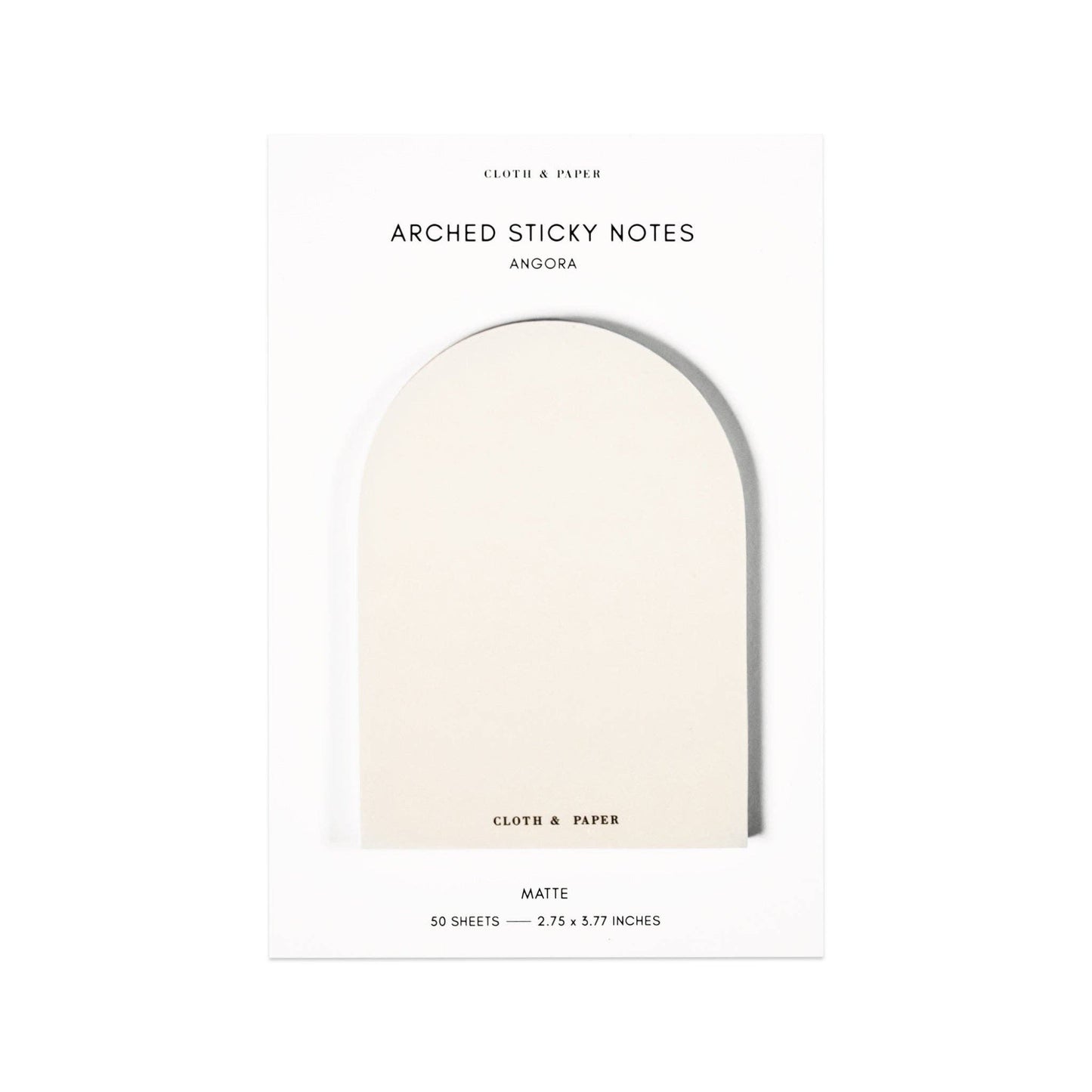 Arched Sticky Notes (Angora)