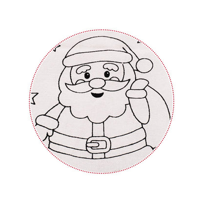 Santa Tote Bag Coloring Kit