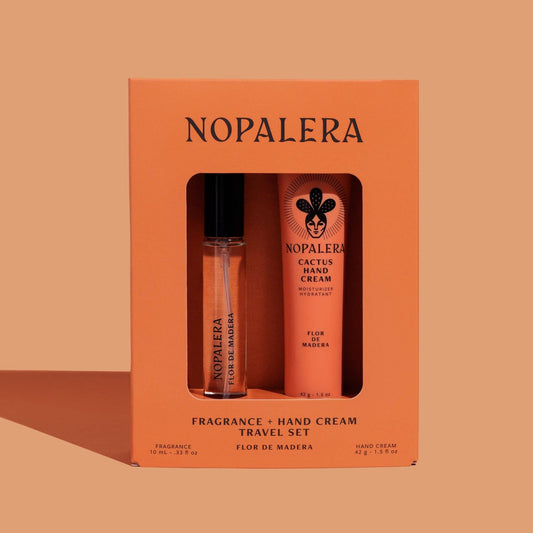 Hand Cream + Travel Fragrance Set - Flor de Madera