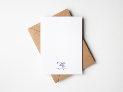 The World Is Your Oyster Beach Coastal Greeting Card