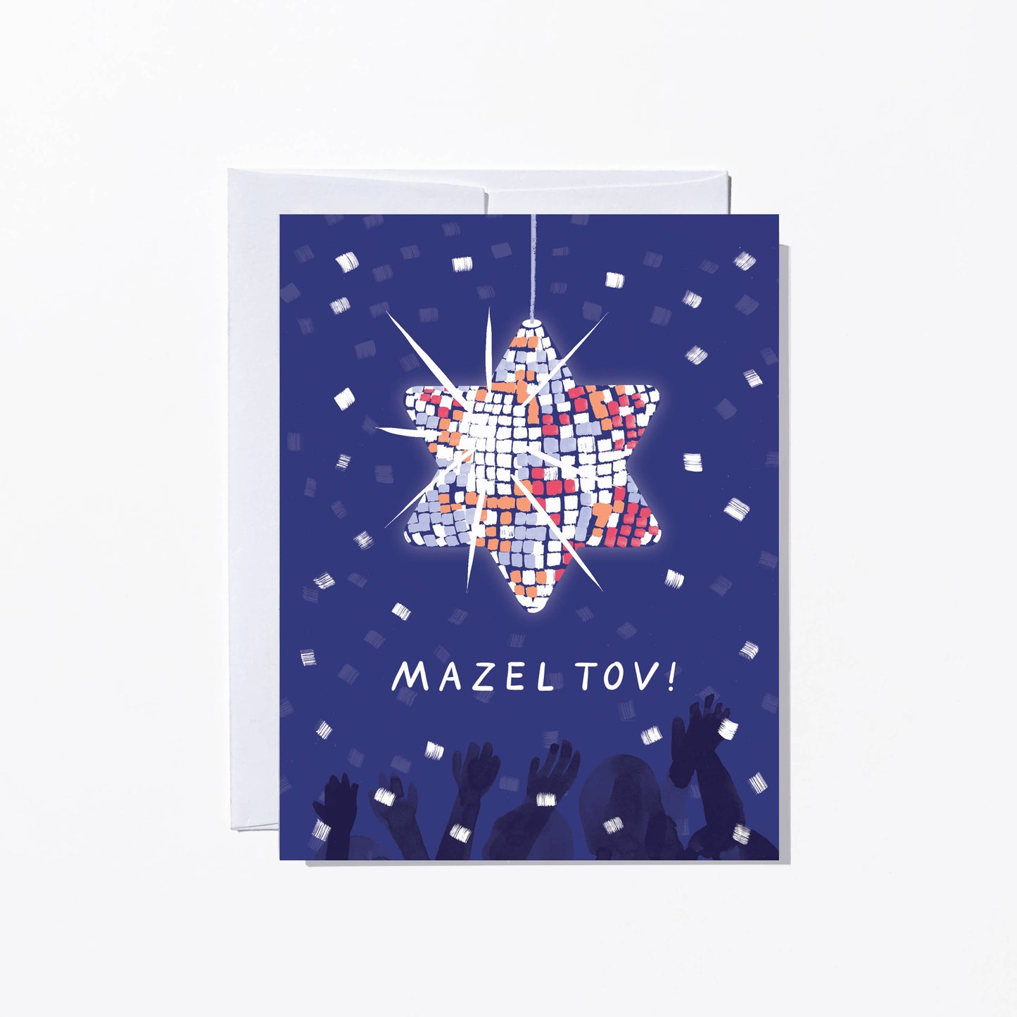 Disco Star Bar/Bat Mitzvah Card