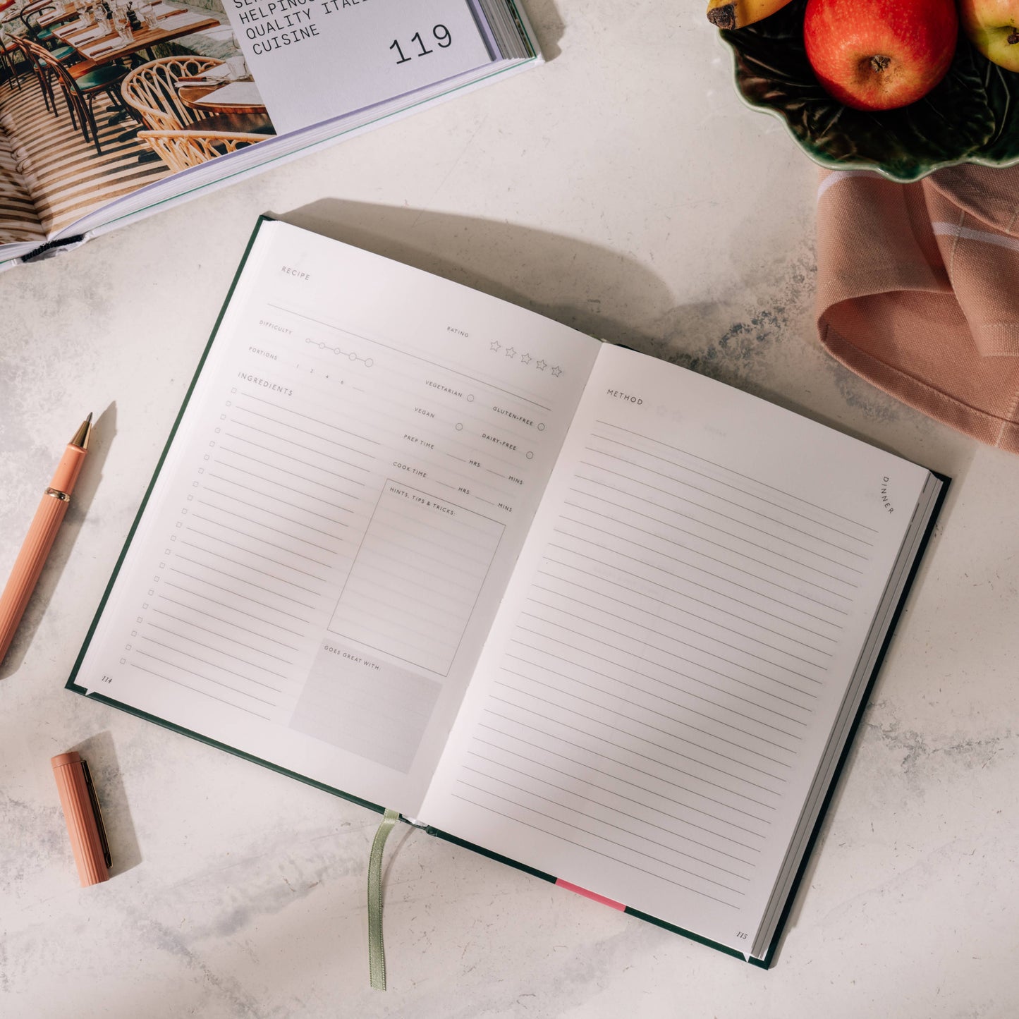 Guided Recipe Journal