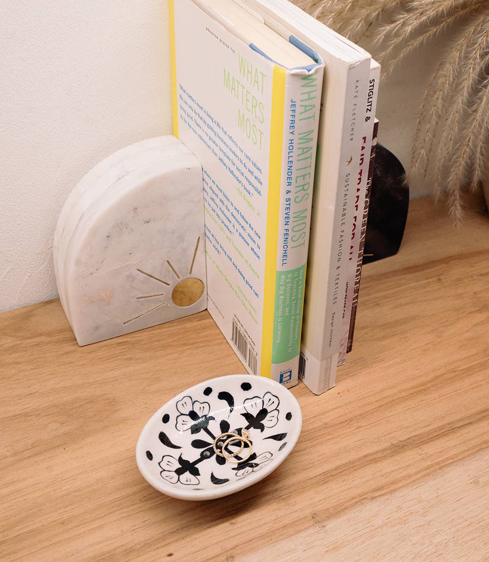 Black & White Mini Dish / Trinket