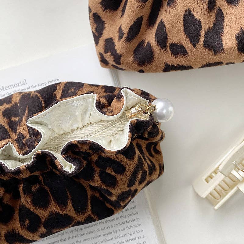 Leopard Print Cosmetic Bag