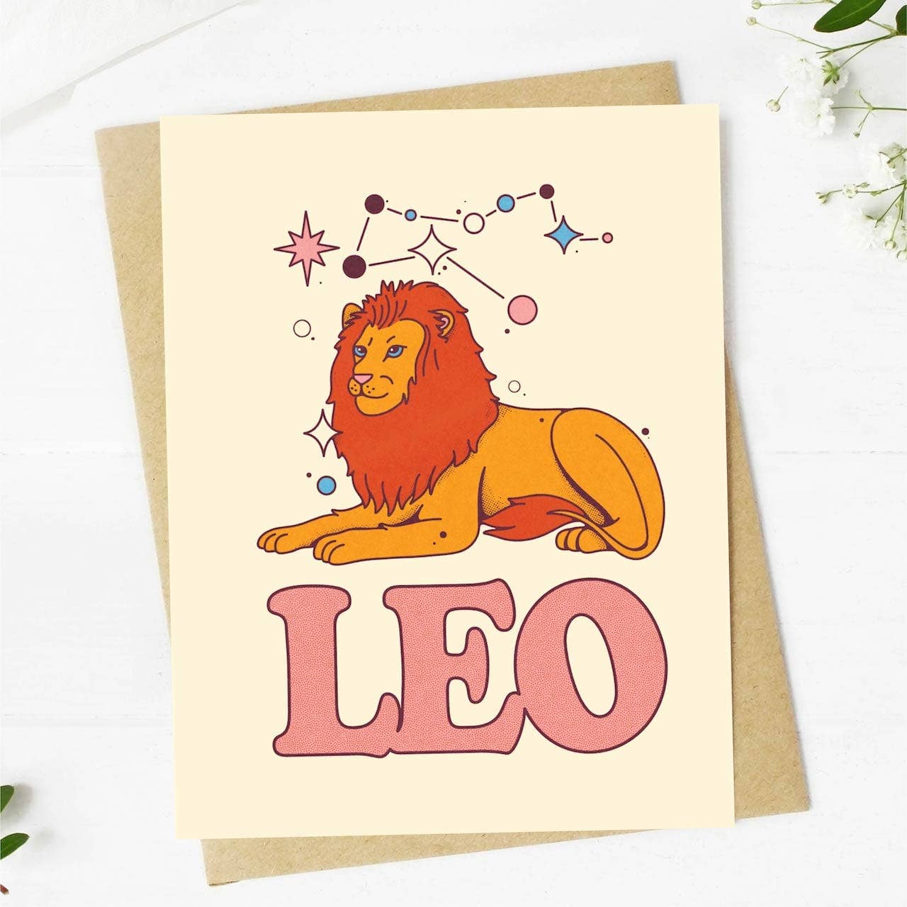 Leo Zodiac Greeting Card