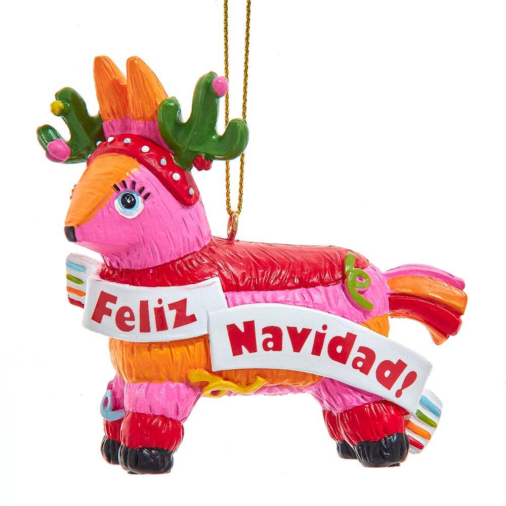 FELIZ NAVIDAD HORSE PINATA ORNAMENT
