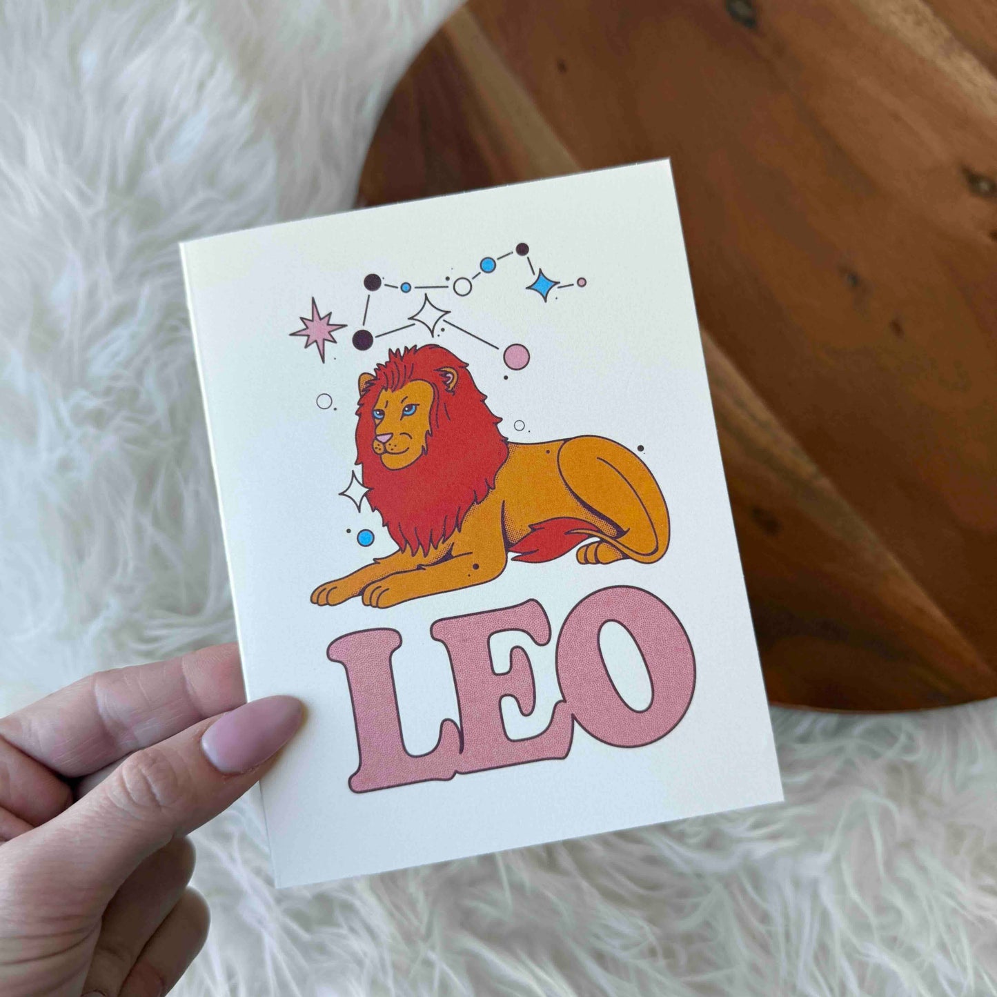 Leo Zodiac Greeting Card