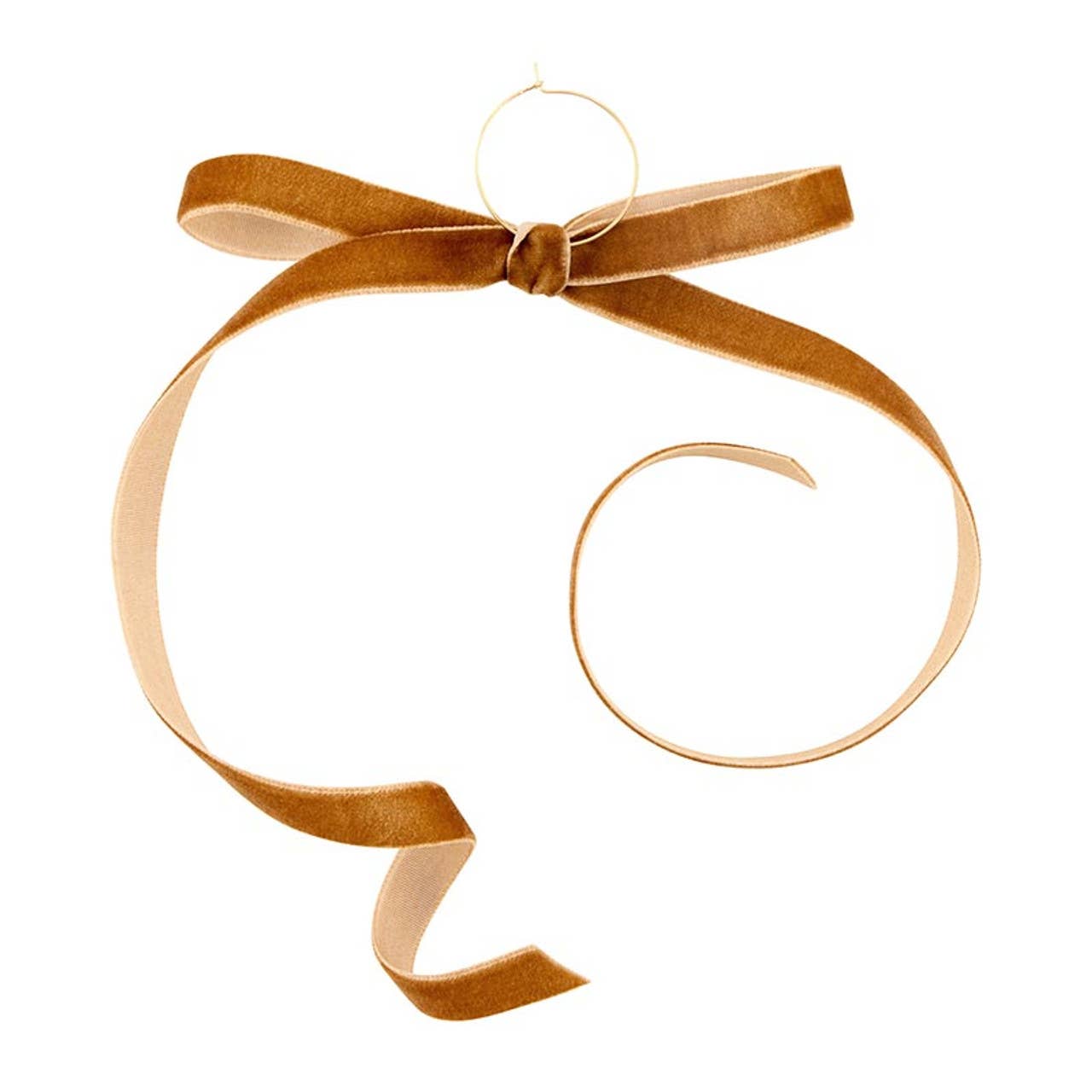 Velvet Bow Wine Charms - Blush