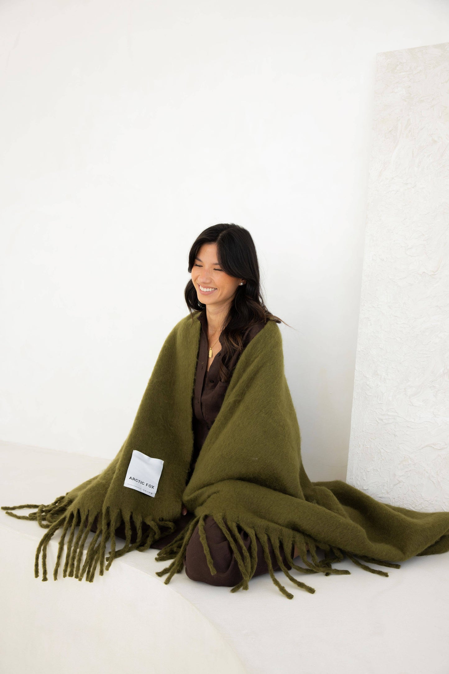The Reykjavik Throw - 100% Recycled - Sea Kelp - FW25