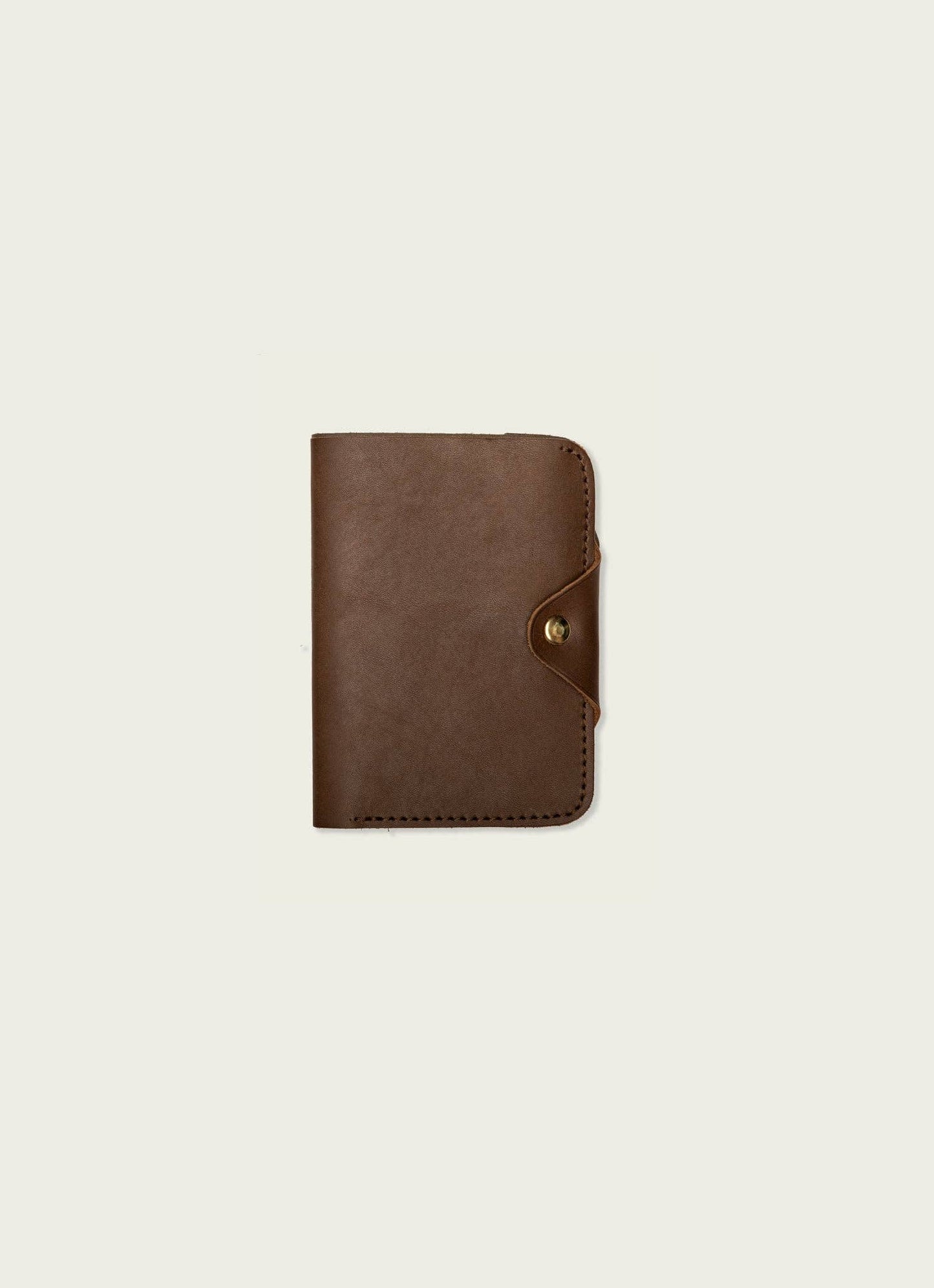 Leather Snap Passport Travel Wallet