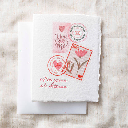 I'm Yours. No Returns Greeting Card