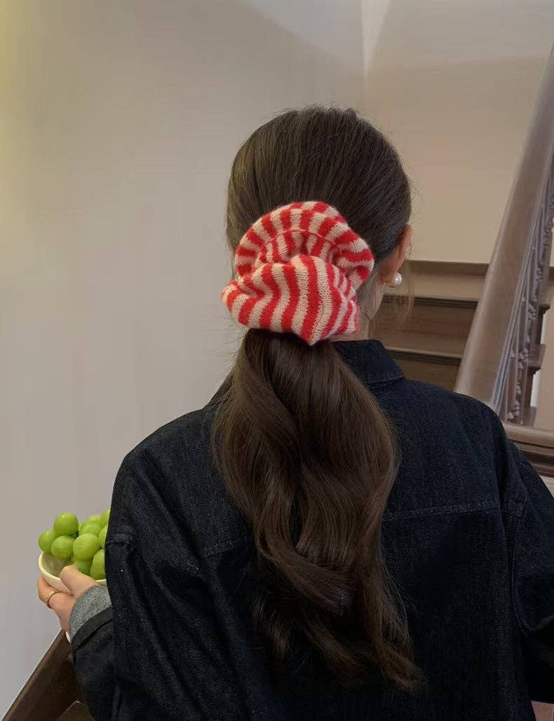 Brown Hair Tie Scrunchie