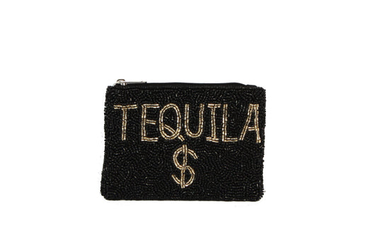 Tequila Beaded Coin Purse