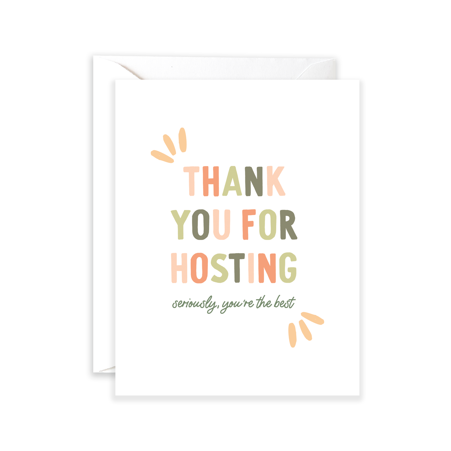 Hosting Thank You Card