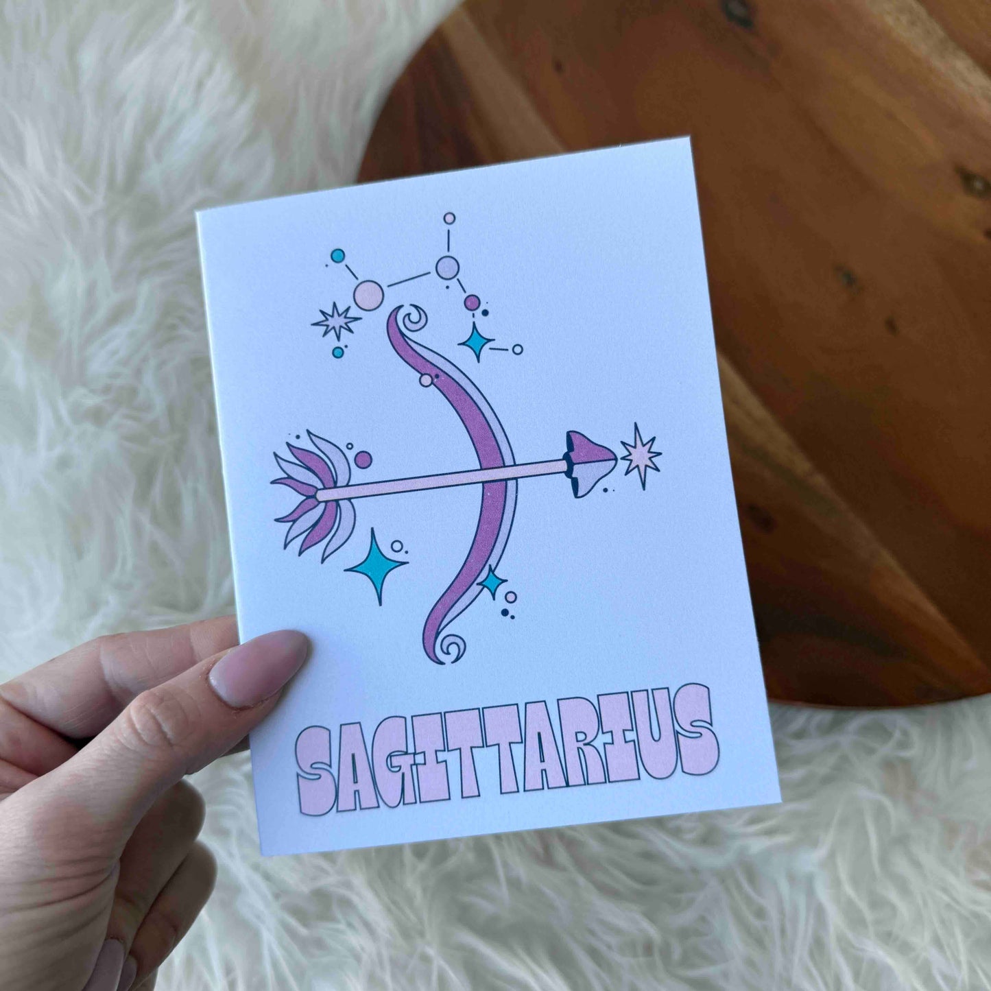 Sagittarius Zodiac Greeting Card