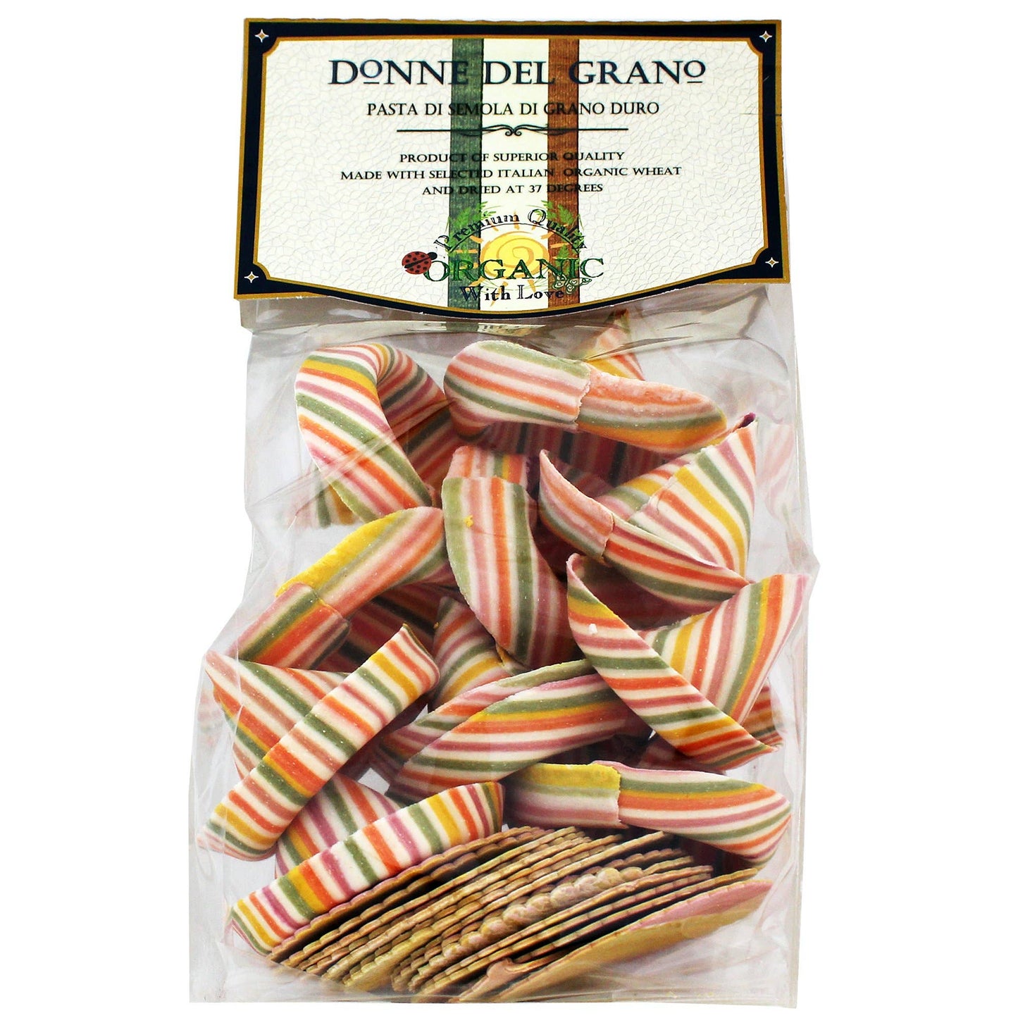Organic Mexican Hats (Sombreroni) Colored Pasta