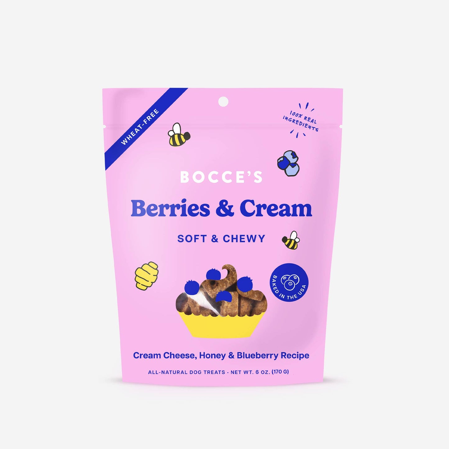 Bocce's Berries & Cream Soft & Chewy Treats