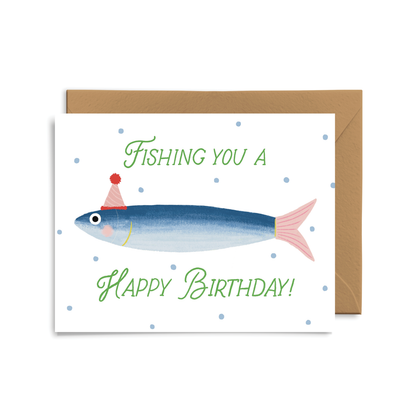 Fishing You a Happy Birthday Card