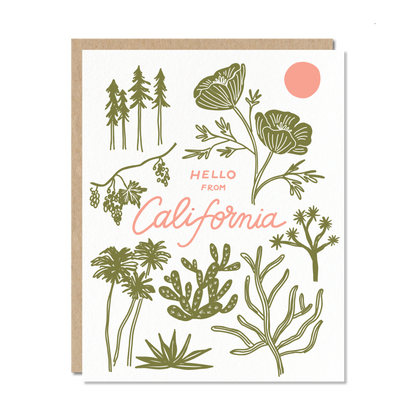 Hello from California - Everyday Greeting Card