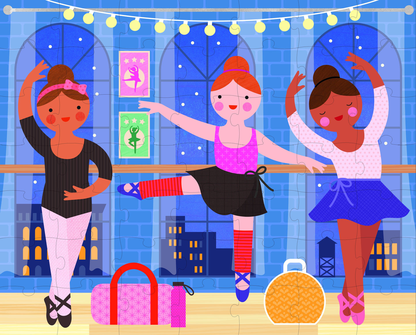 Two Sided Ballerina Puzzle