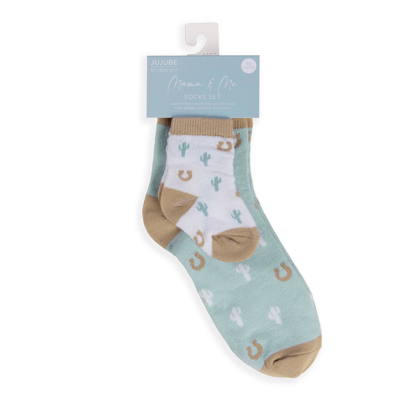 Mama & Me Socks Set - Howdy Partner Blue