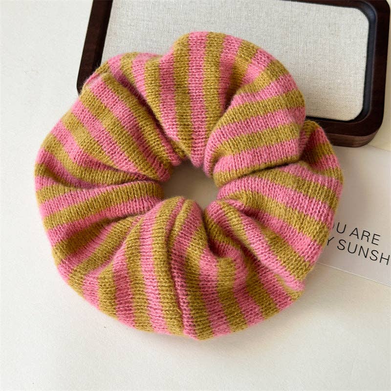 Brown Hair Tie Scrunchie