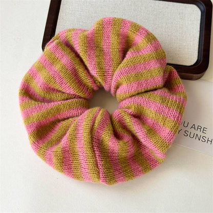 Brown Hair Tie Scrunchie
