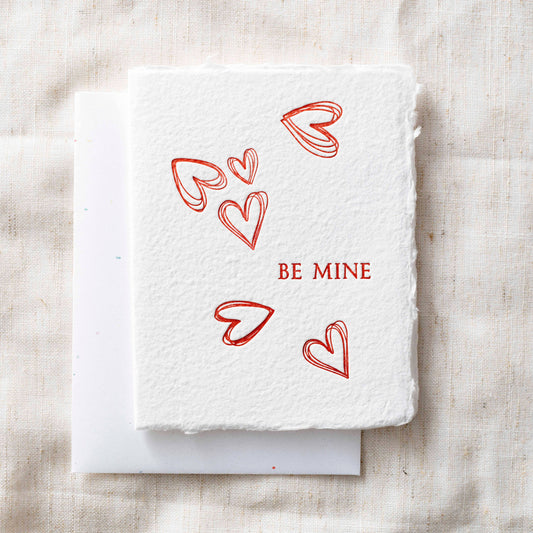 Be Mine Hearts | Valentine's Day Greeting Card