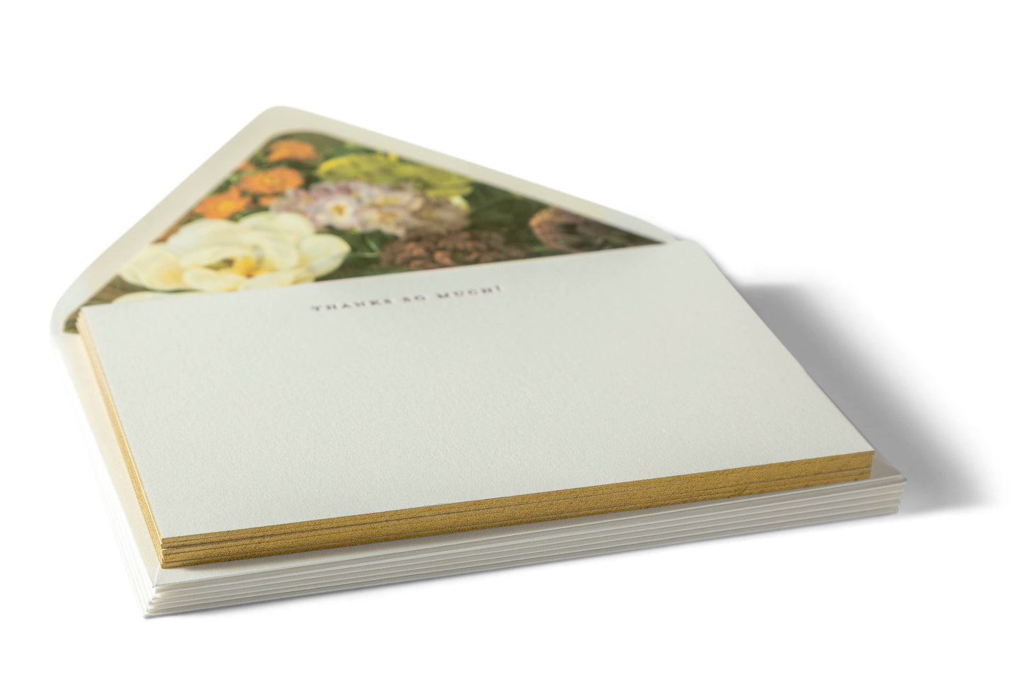 Fancy Pants Letterpress Flat Notecards - Thanks So Much
