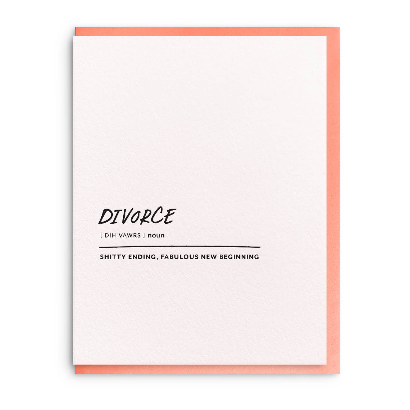 Divorce  Card