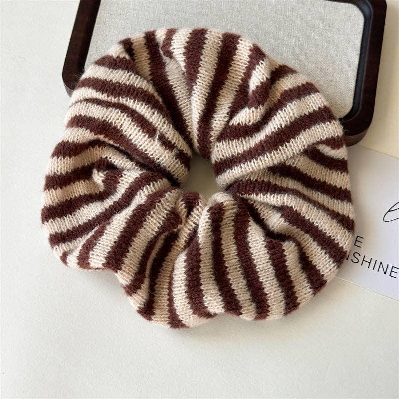 Brown Hair Tie Scrunchie