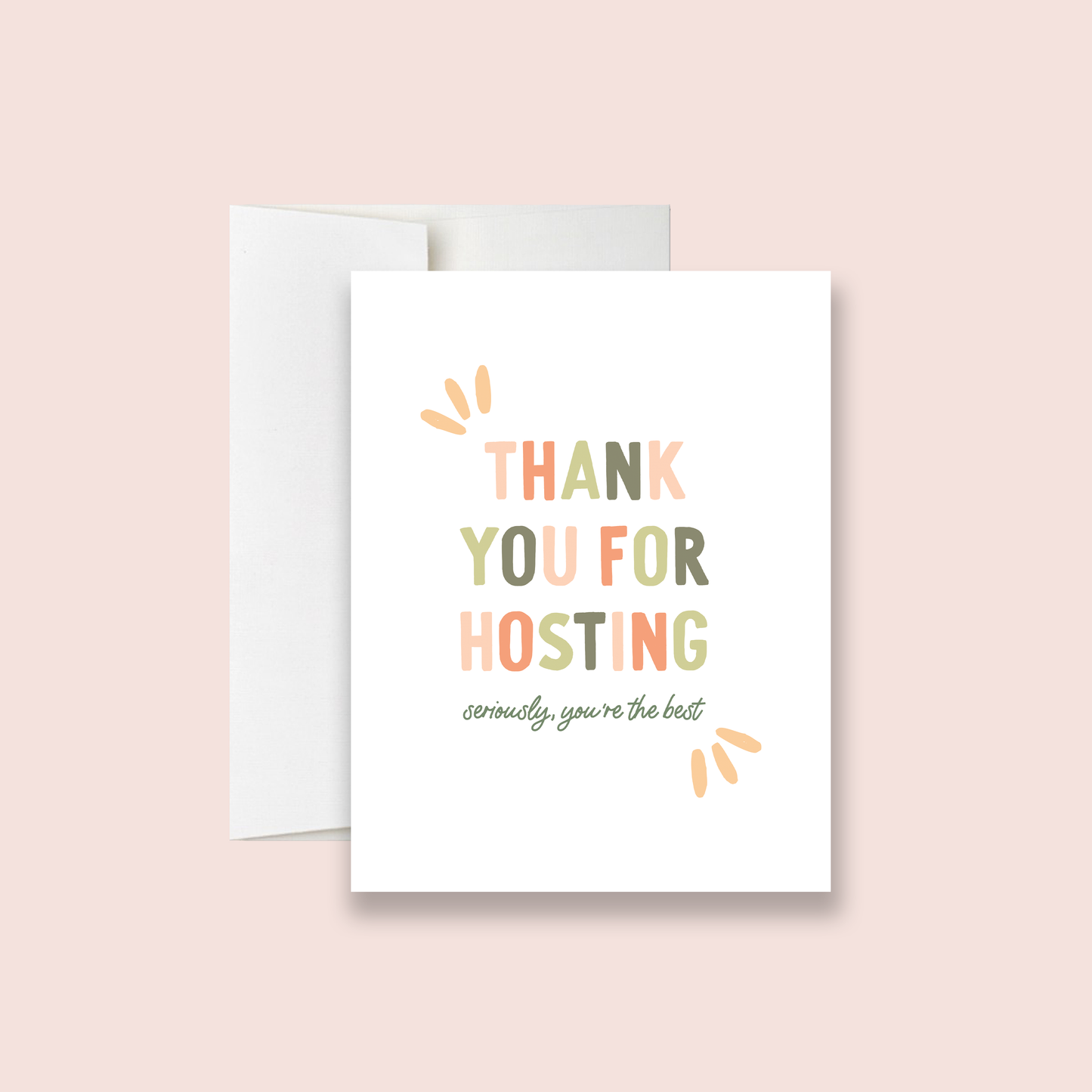 Hosting Thank You Card