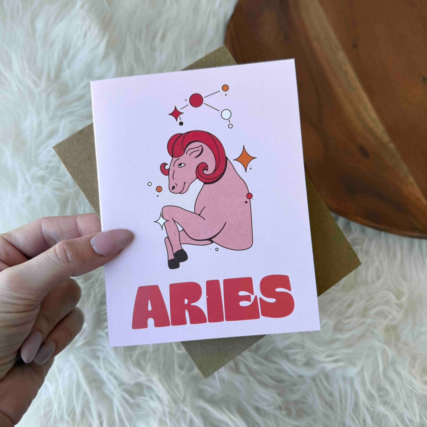 Aries Zodiac Greeting Card