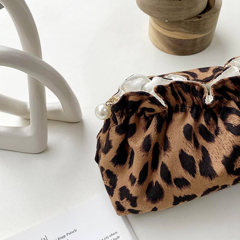 Leopard Print Cosmetic Bag