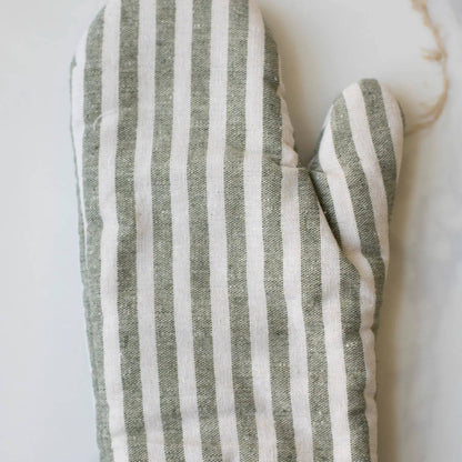 Stripe Oven Mitt