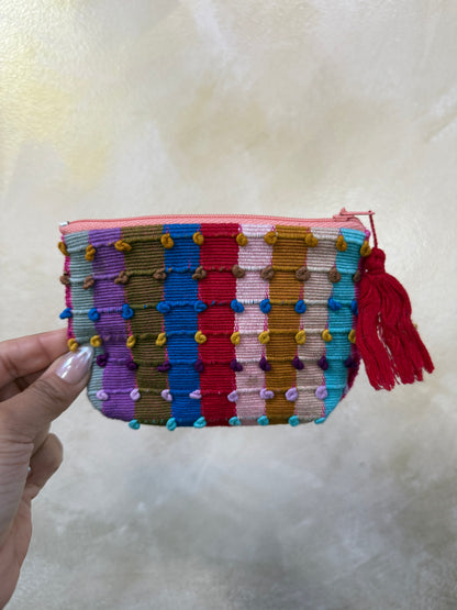 Handmade Dotted Coin Purse