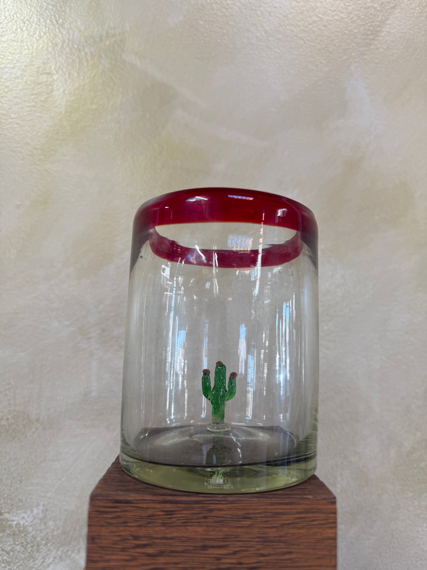 Handblown Glass Cactus Cups