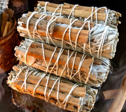 White Sage Palo Santo with Cinnamon