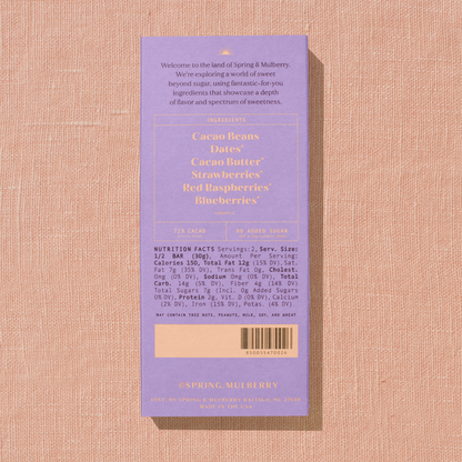Mixed Berry Date-Sweetened Dark Chocolate