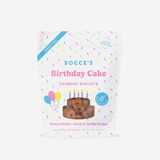 Bocce's Birthday Cake Biscuits
