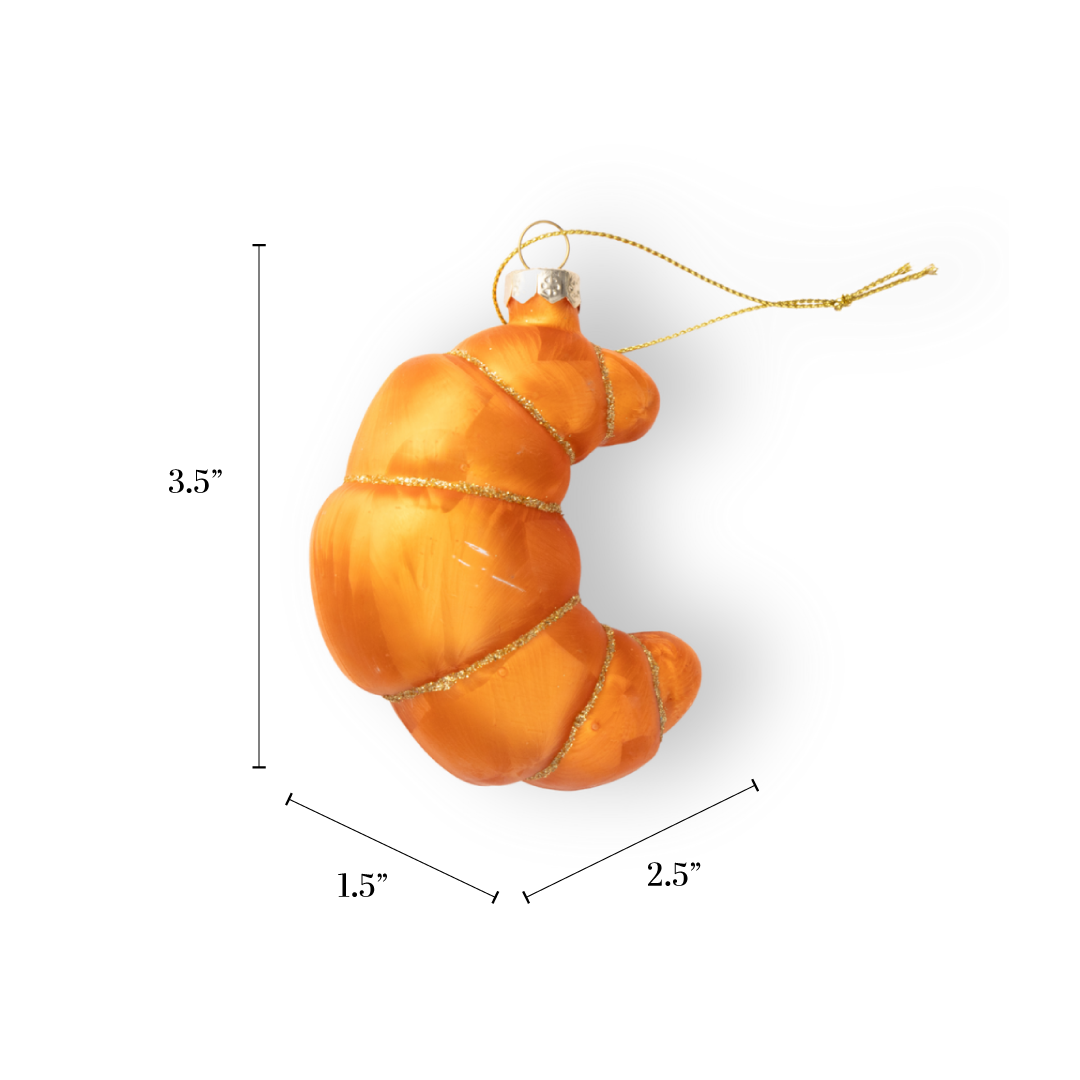 Croissant Ornament