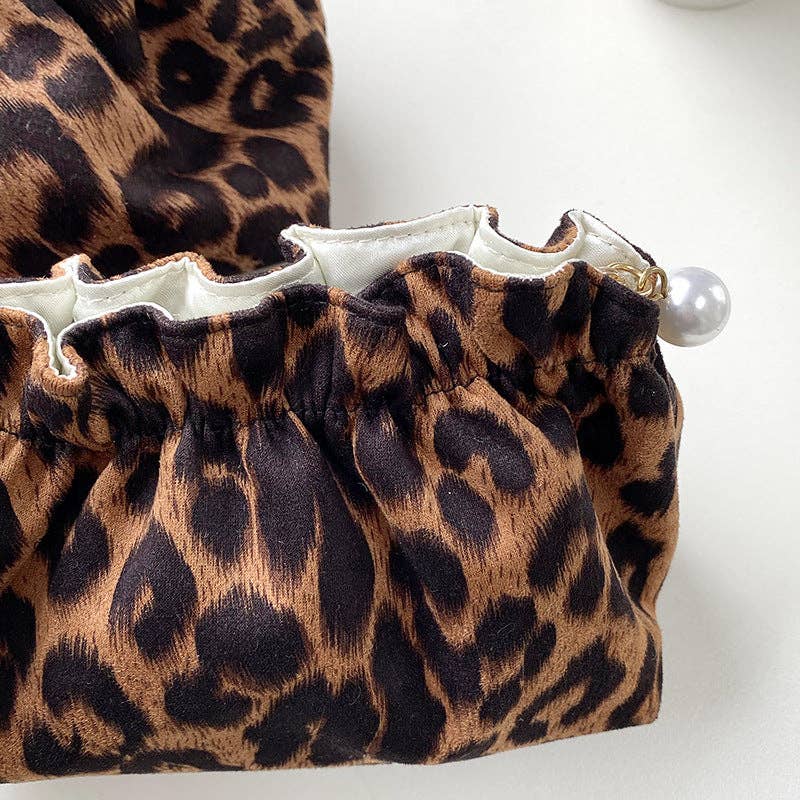 Leopard Print Cosmetic Bag