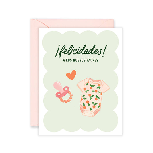 Nuevos Padres - New Baby Spanish Greeting Card