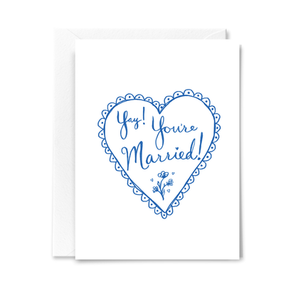 Yay You're Married Card
