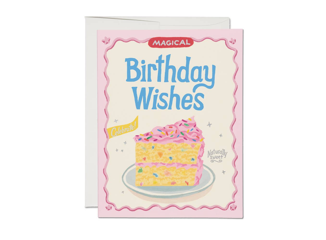 Magical Birthday Wishes Cake Greeting Card