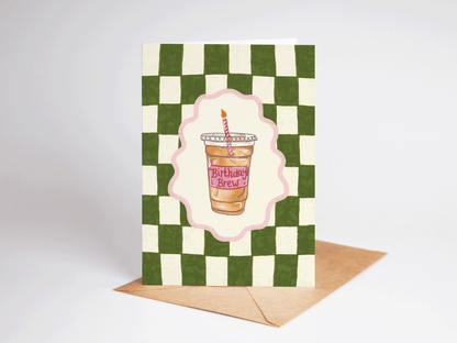 Birthday Brew Coffee Card